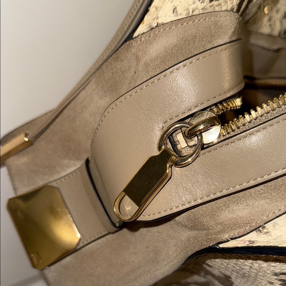 Stuart Weitzman Coquette Python Pattern Leather P… - image 8